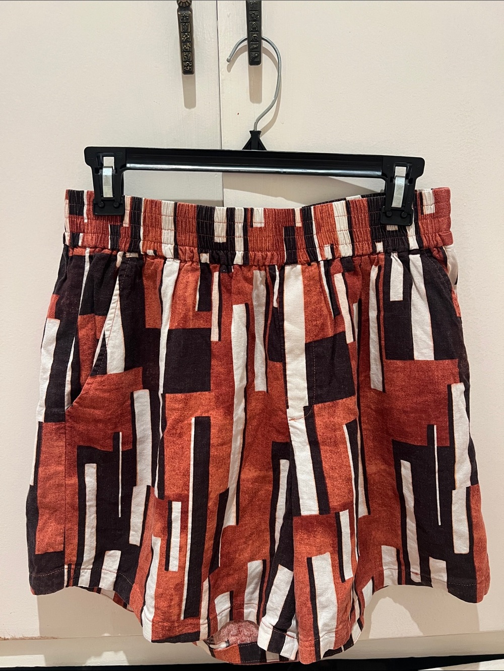 Treasure & Bond Abstract Print Shorts